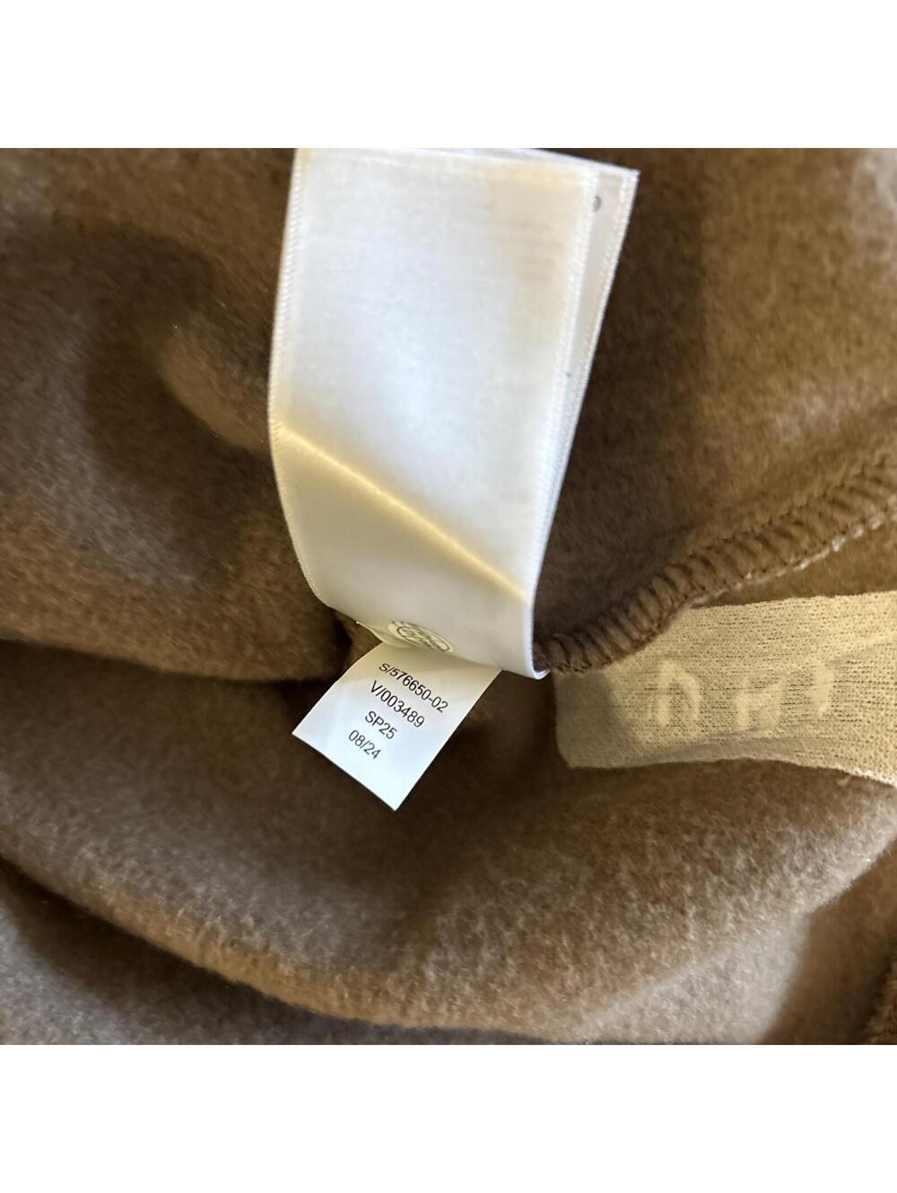 Athleta L Easy Fleece Dolman Crop Crewneck Sweatshirt Brown Large - Picture 6 of 6